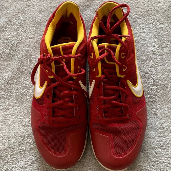 Nike Dragon USC Trojans Payer-Issued Baseball Turf Shoes. Size 11.5.